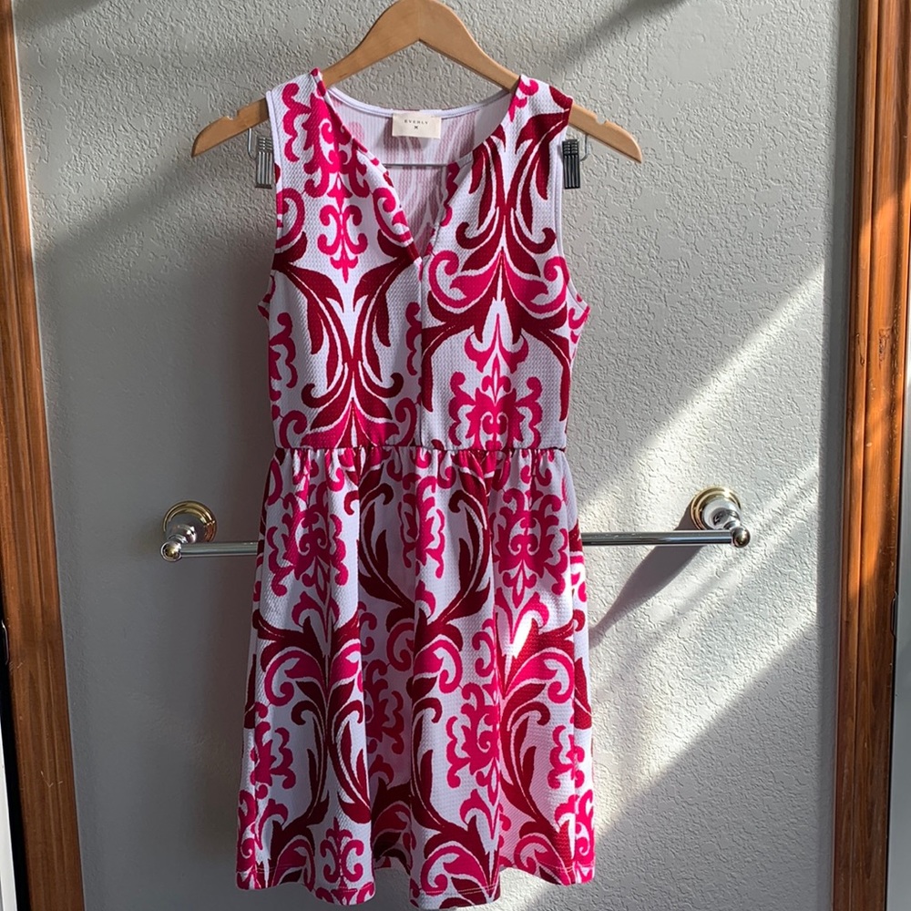 Pink and Red Everly Dress